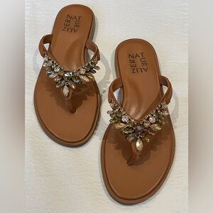 Naturalizer Women's Fallyn Sandal Size 5 (Tan/Brown)